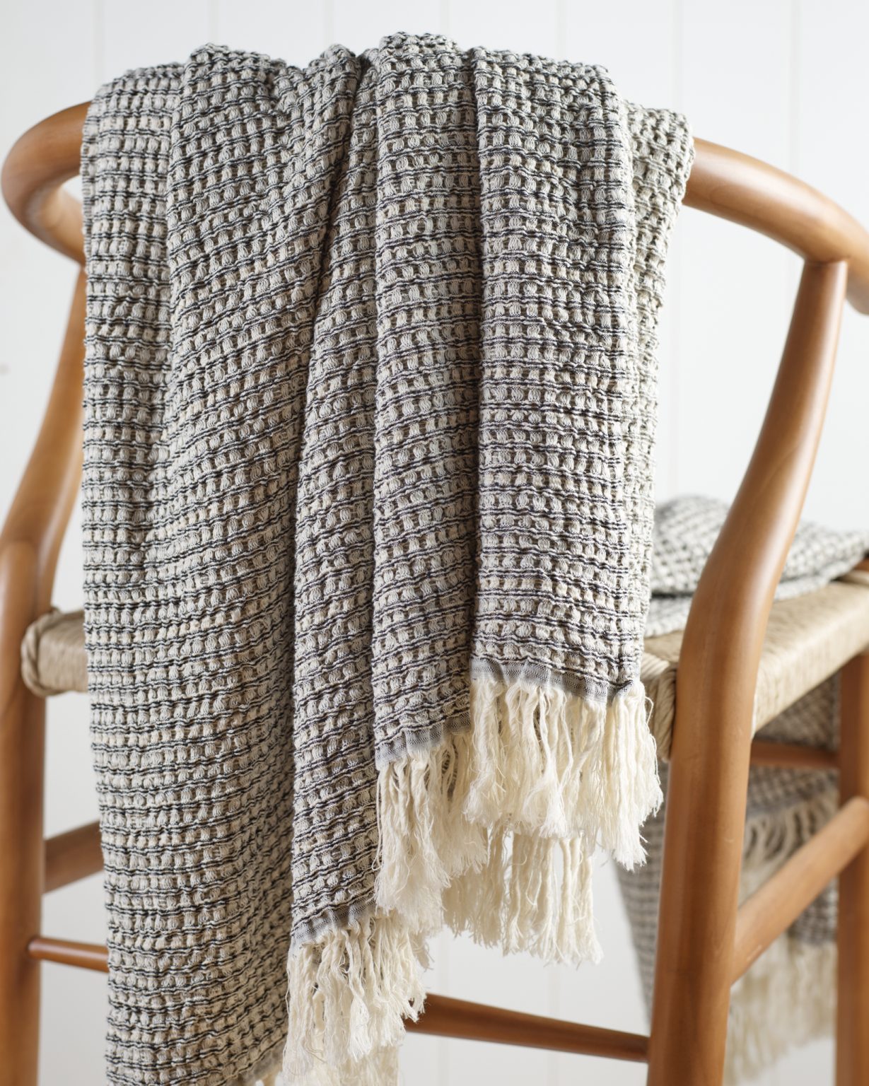 Maison Luxury Waffle Throw