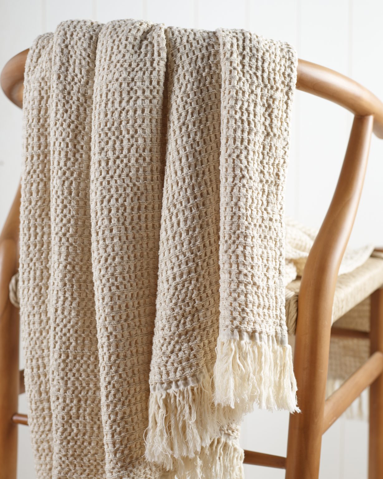 Maison Luxury Waffle Throw