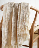 Maison Luxury Waffle Throw