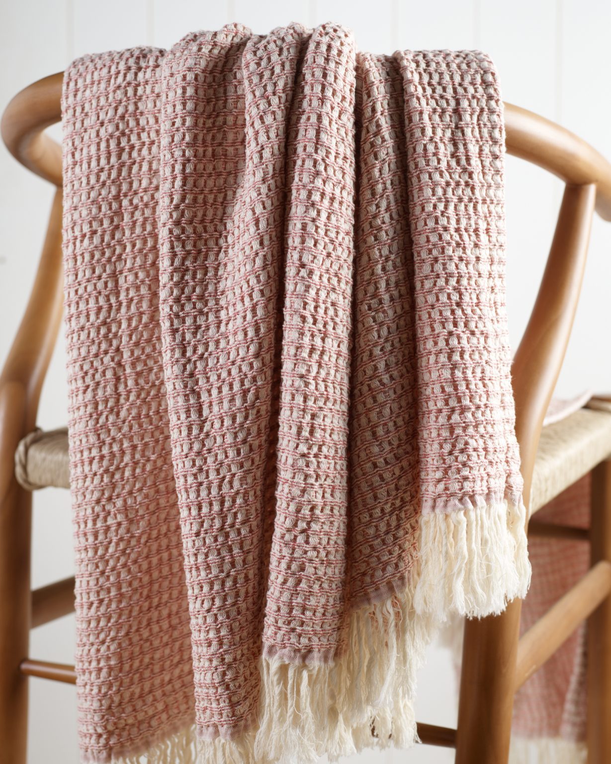 Maison Luxury Waffle Throw