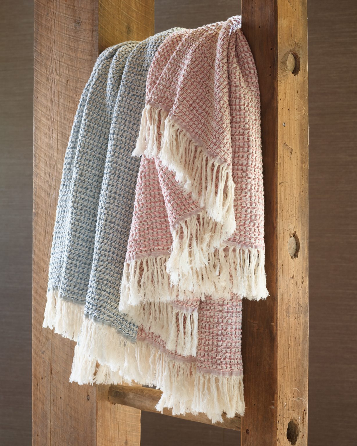 Maison Luxury Waffle Throw