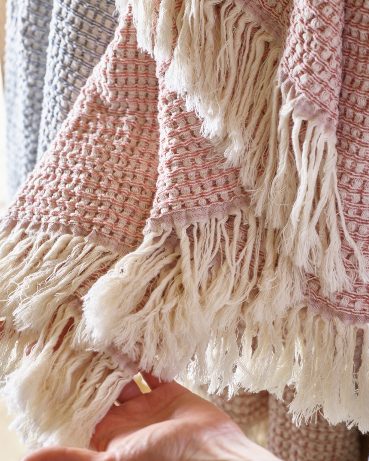 Maison Luxury Waffle Throw