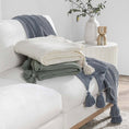 Load image into Gallery viewer, Cove Tassel Throw - Studio Collection

