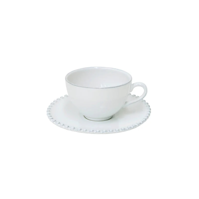 Pearl Tea Cup and Saucer 9 fl oz