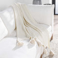 Load image into Gallery viewer, Cove Tassel Throw - Studio Collection
